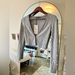 Zara Cropped Cardigan S TAGS ON